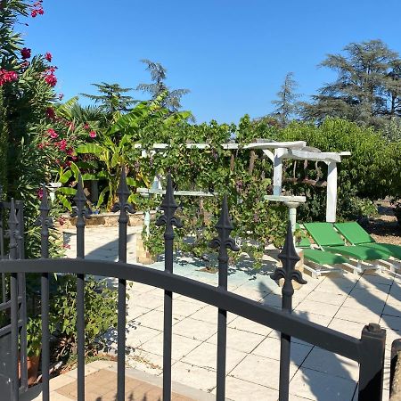 Chambres Privees Dans Maison Avec Grand Parc Et Piscine Proche Via Rhona Andancette Zewnętrze zdjęcie